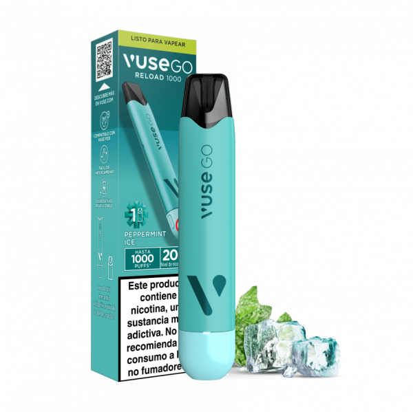 VUSE GO RELOAD 1000 PEN PEPERMINT ICE 20 MG